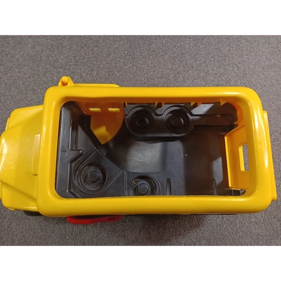 Vintage 1991 Fisher Price Little People School Bus Only Stop Sign Door Opens - Picture 5 of 16